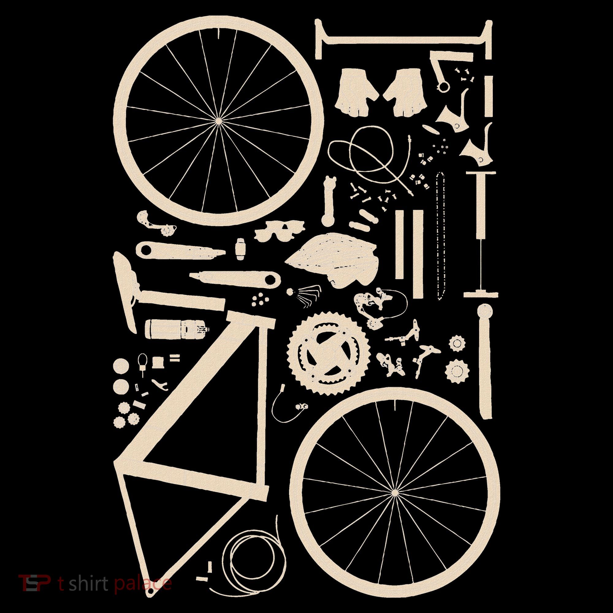 Bicycle Anatomy Cycling Cyclist Biker Women's Hoodie