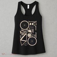 Bicycle Anatomy Cycling Cyclist Biker Women's Tank Top thumb 3