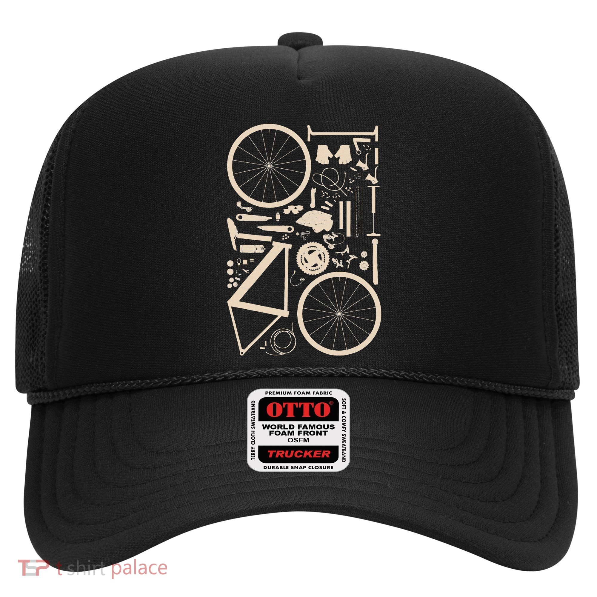 Bicycle Anatomy Cycling Cyclist Biker Hat