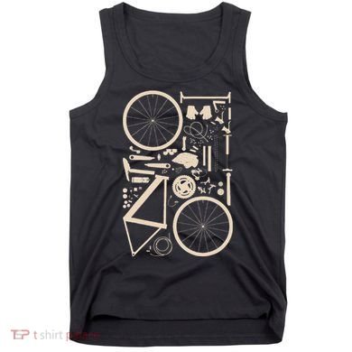 Bicycle Anatomy Cycling Cyclist Biker Tank Top