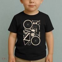 Bicycle Anatomy Cycling Cyclist Biker Toddler T-Shirt thumb 2