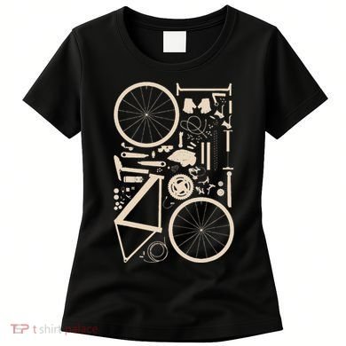 Bicycle Anatomy Cycling Cyclist Biker Women's T-Shirt