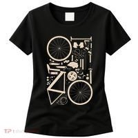 Bicycle Anatomy Cycling Cyclist Biker Women's T-Shirt thumb 0