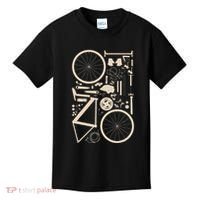 Bicycle Anatomy Cycling Cyclist Biker Kids T-Shirt thumb 0