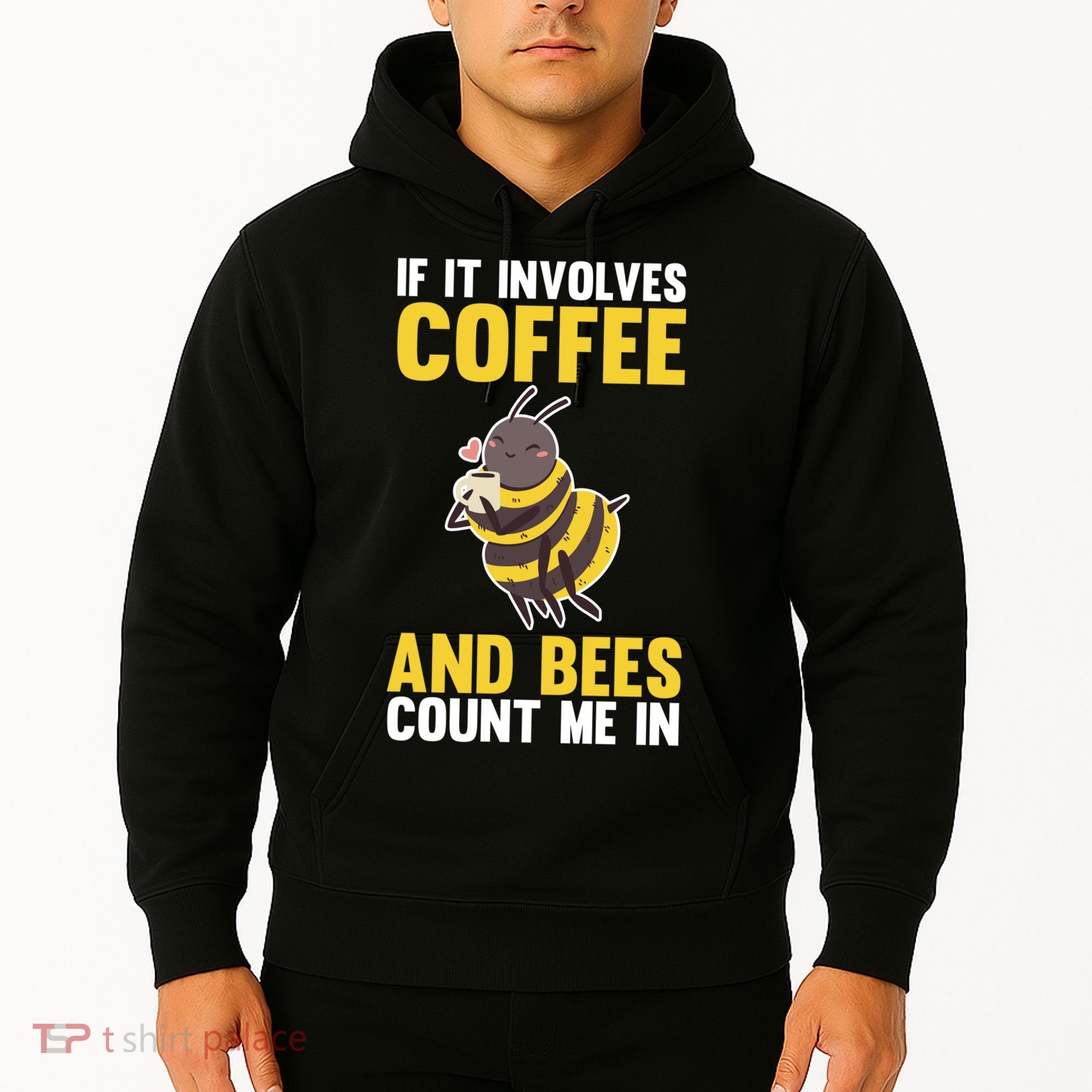 Bees And Coffee Cool Gift Hoodie
