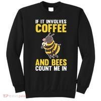 Bees And Coffee Cool Gift Sweatshirt thumb 0