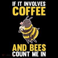 Bees And Coffee Cool Gift Backpack thumb 2