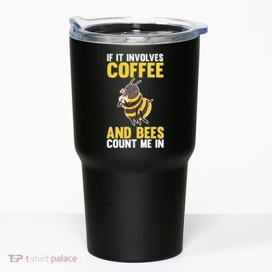 Bees And Coffee Cool Gift Tumbler