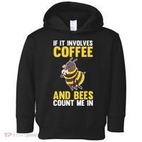 Bees And Coffee Cool Gift Toddler Hoodie thumb 0
