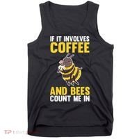 Bees And Coffee Cool Gift Tank Top thumb 0