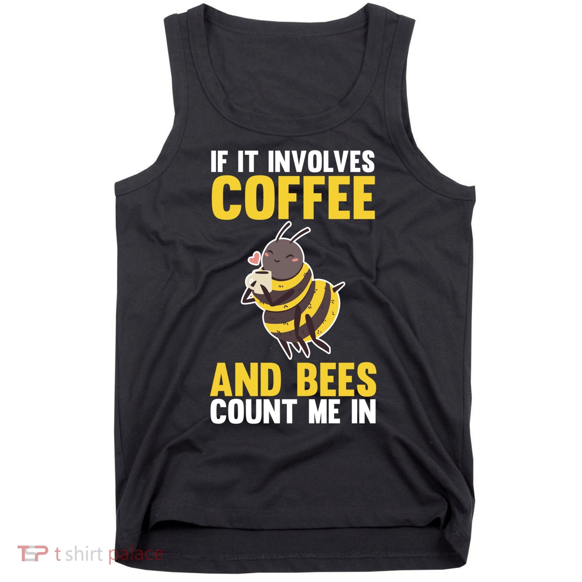 Bees And Coffee Cool Gift Tank Top