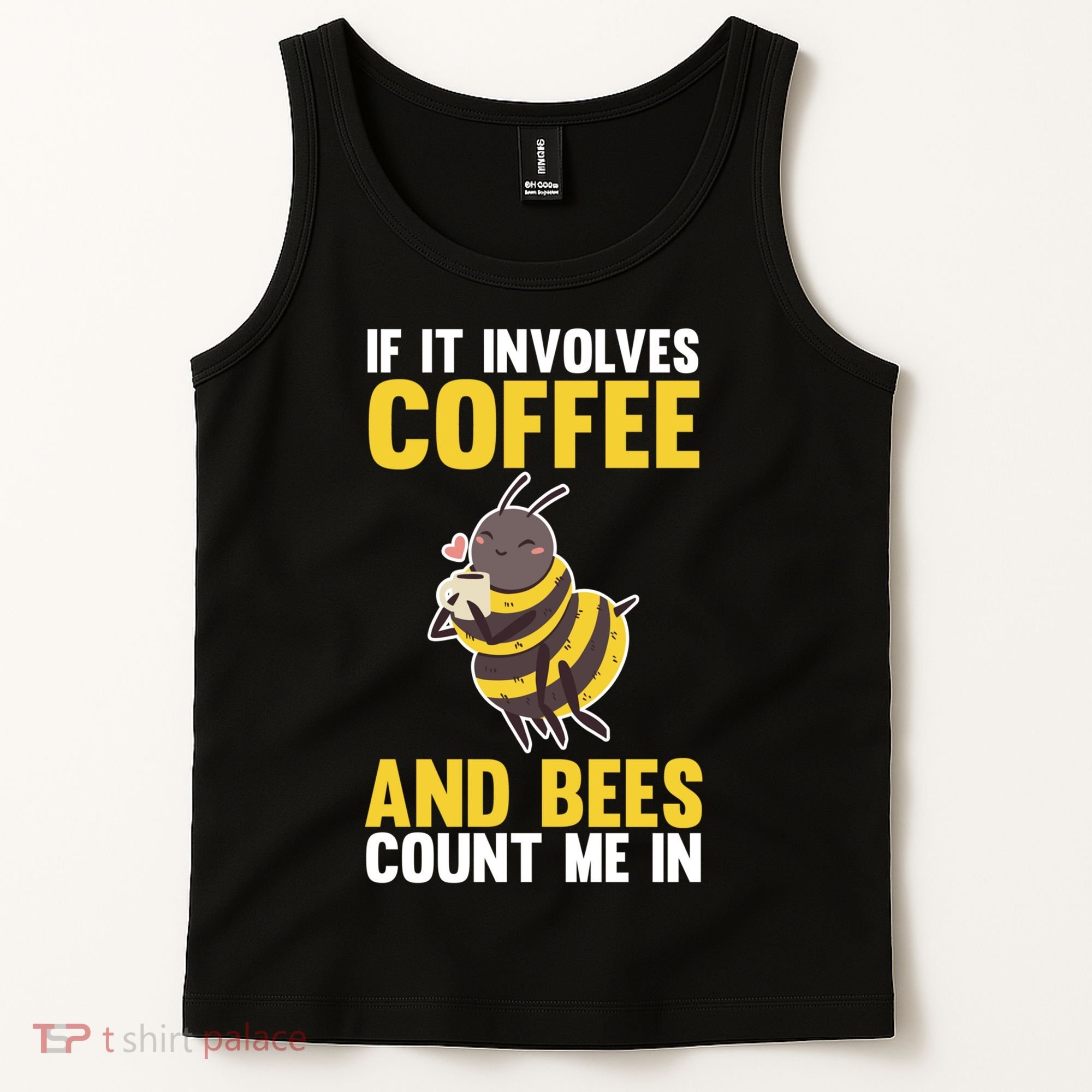 Bees And Coffee Cool Gift Tank Top