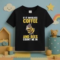 Bees And Coffee Cool Gift Toddler T-Shirt thumb 3