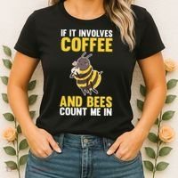 Bees And Coffee Cool Gift Women's T-Shirt thumb 2
