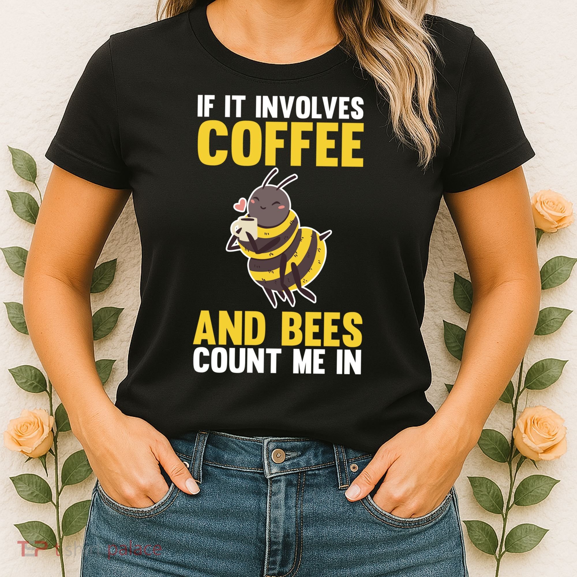 Bees And Coffee Cool Gift Women's T-Shirt