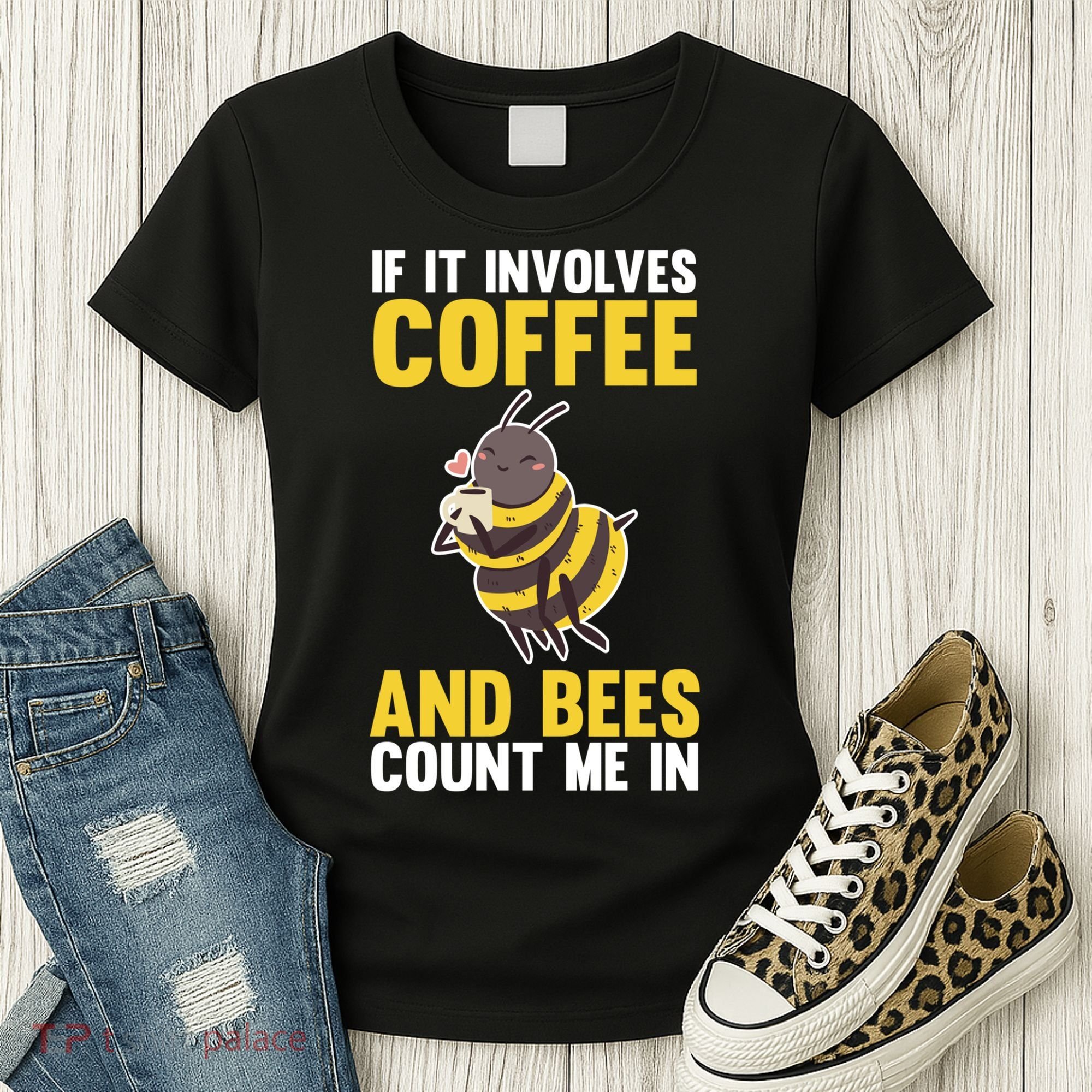 Bees And Coffee Cool Gift Women's T-Shirt