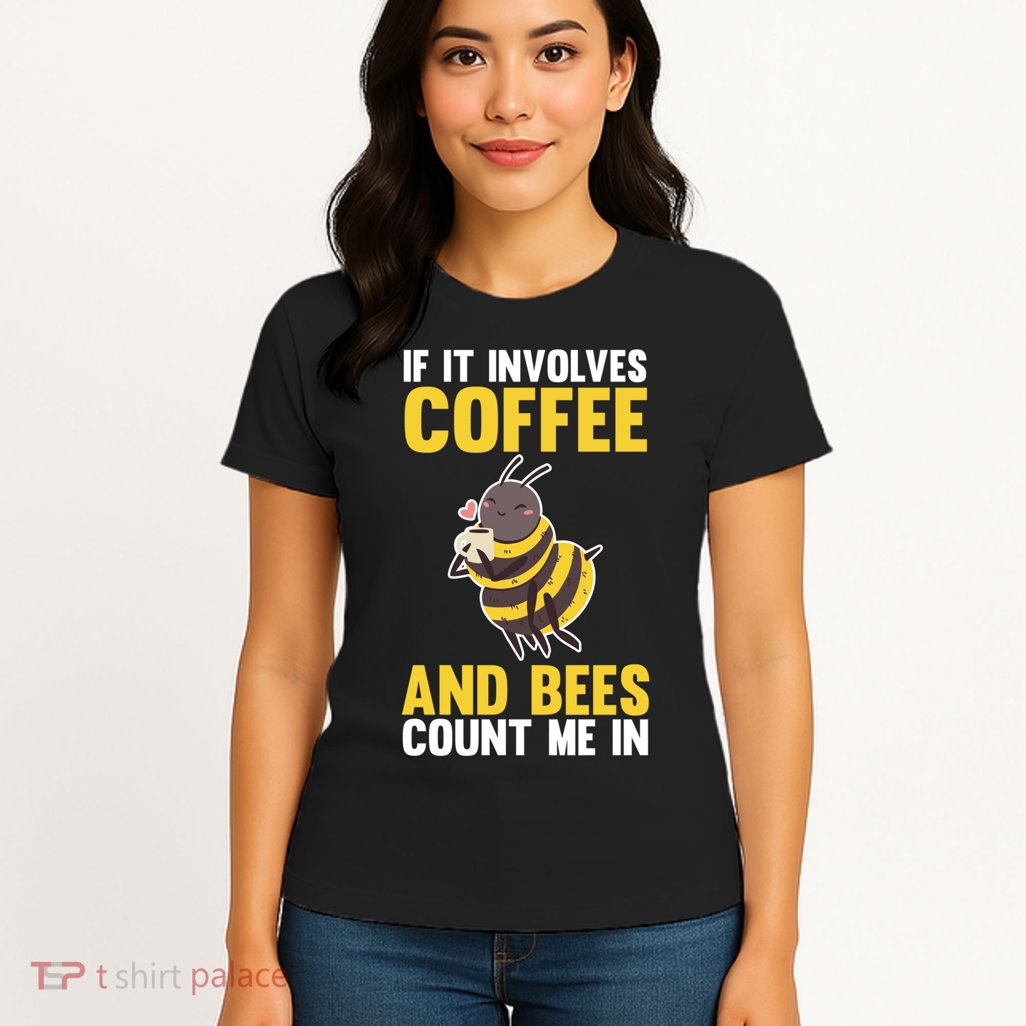 Bees And Coffee Cool Gift Women's T-Shirt