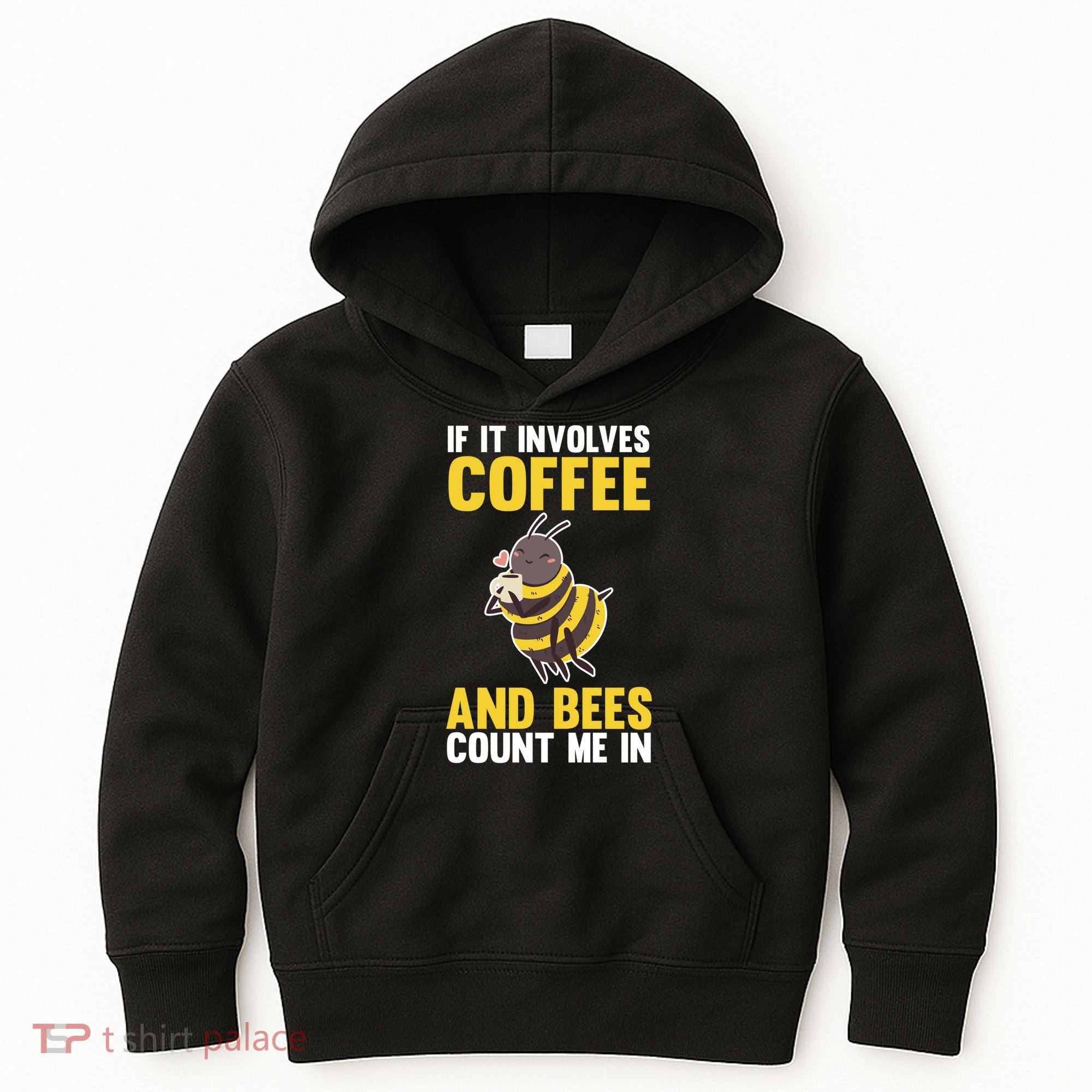 Bees And Coffee Cool Gift Kids Hoodie
