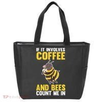 Bees And Coffee Cool Gift Tote Bag thumb 0