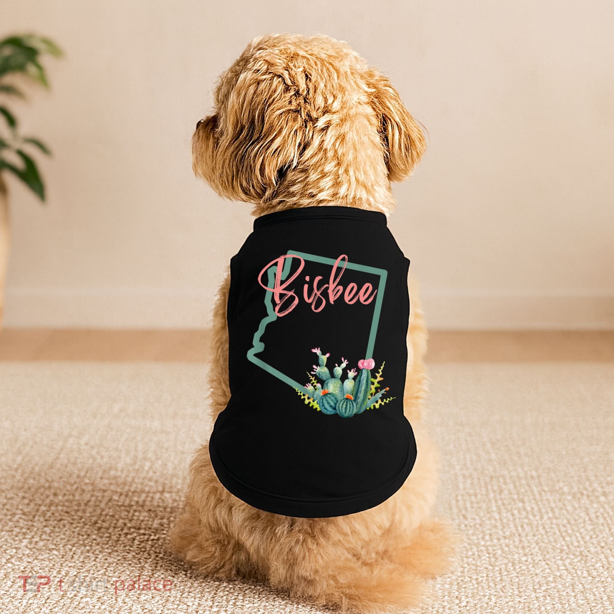 Bisbee Arizona Cacti State Souvenir Doggie Tank