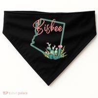 Bisbee Arizona Cacti State Souvenir USA-Made Doggie Bandana thumb 0