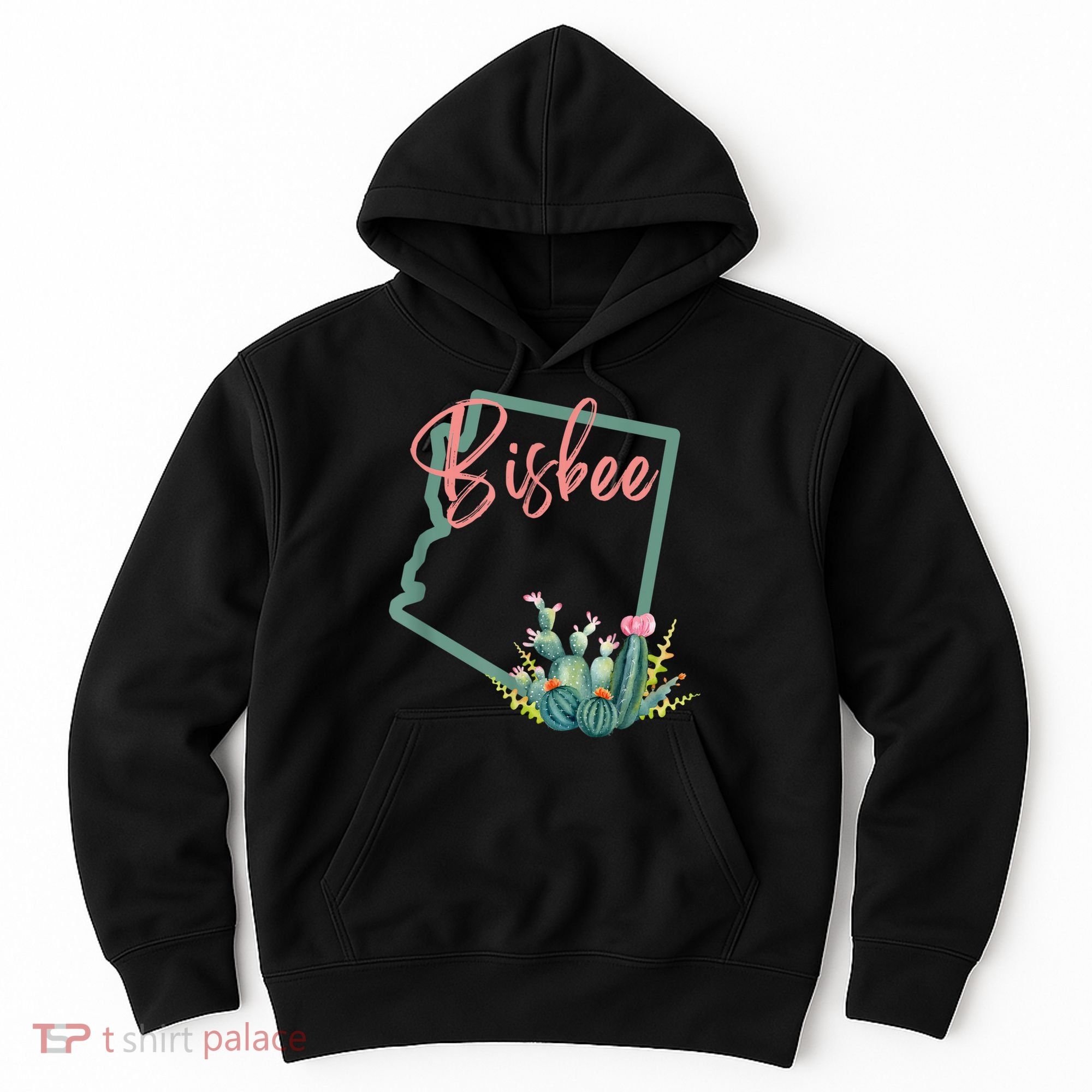 Bisbee Arizona Cacti State Souvenir Hoodie