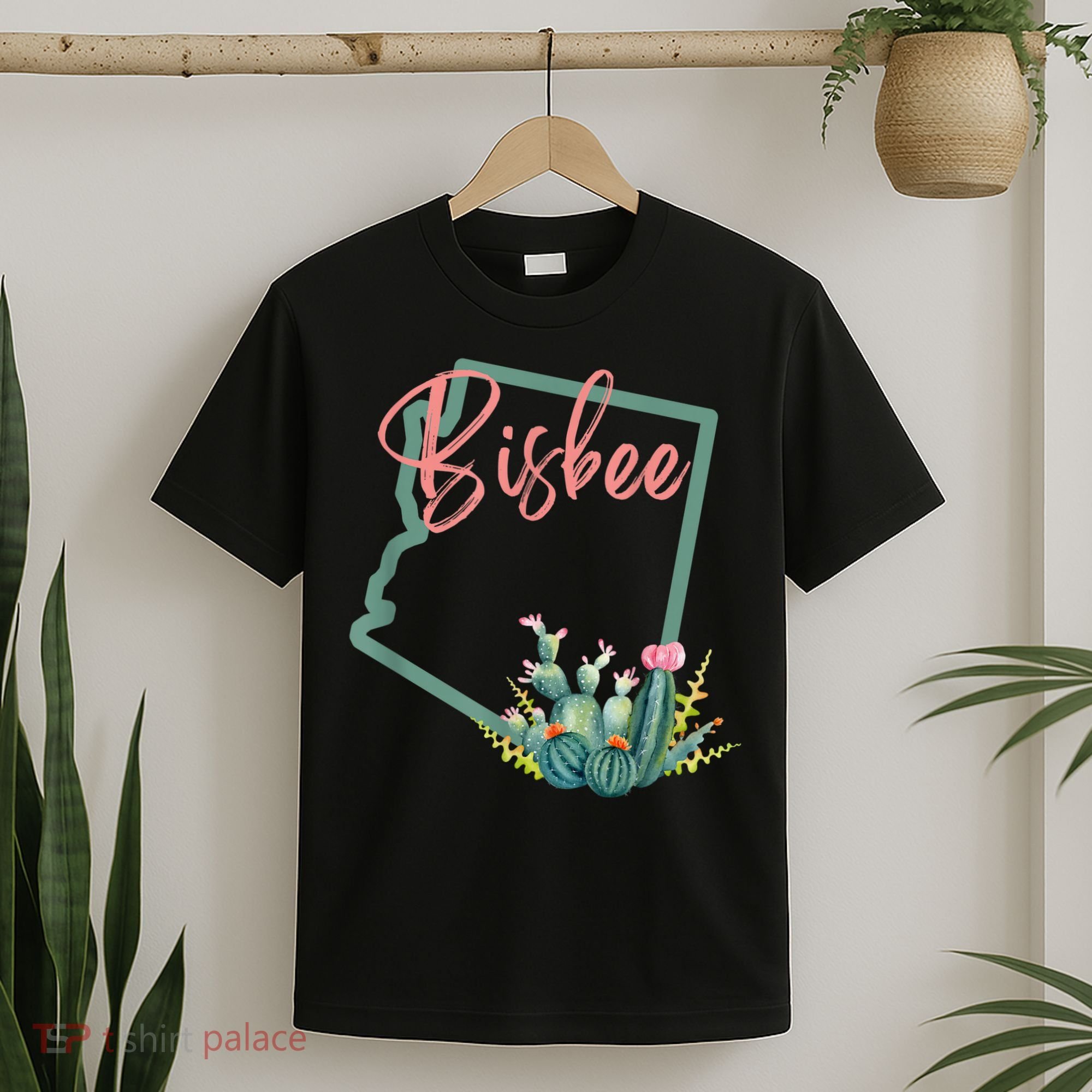 Bisbee Arizona Cacti State Souvenir T-Shirt