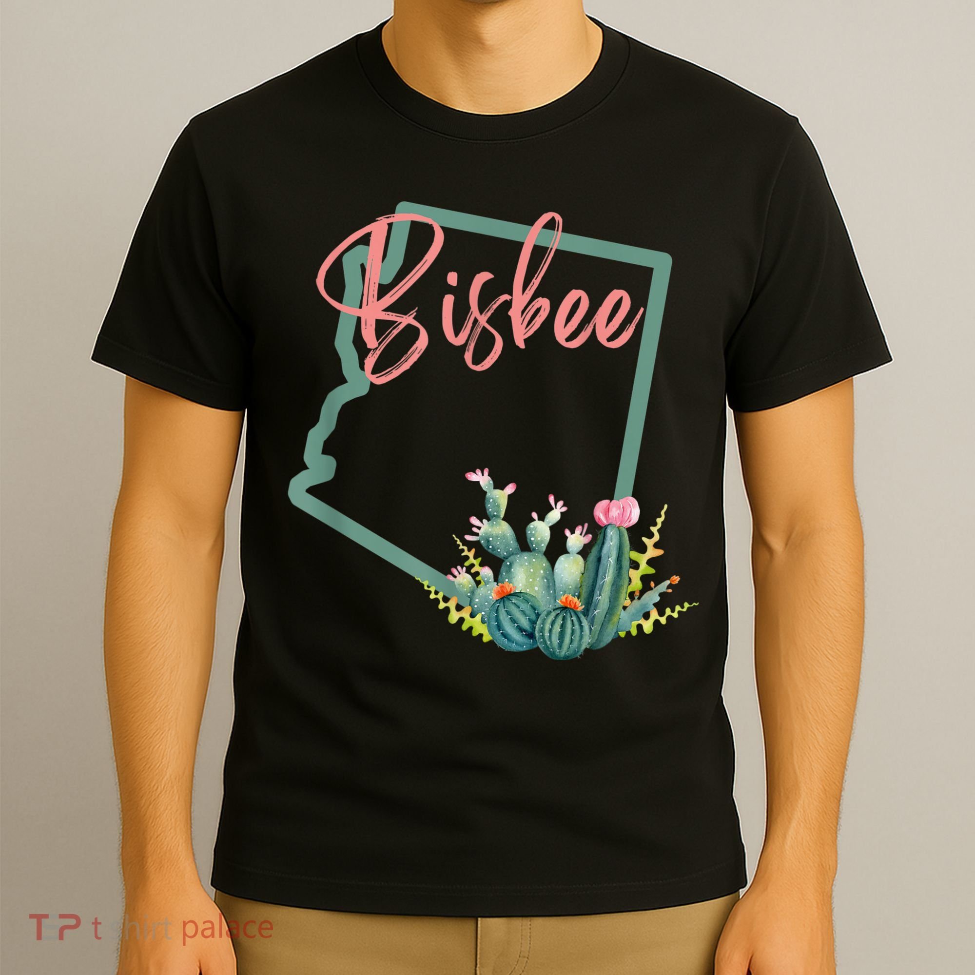 Bisbee Arizona Cacti State Souvenir T-Shirt