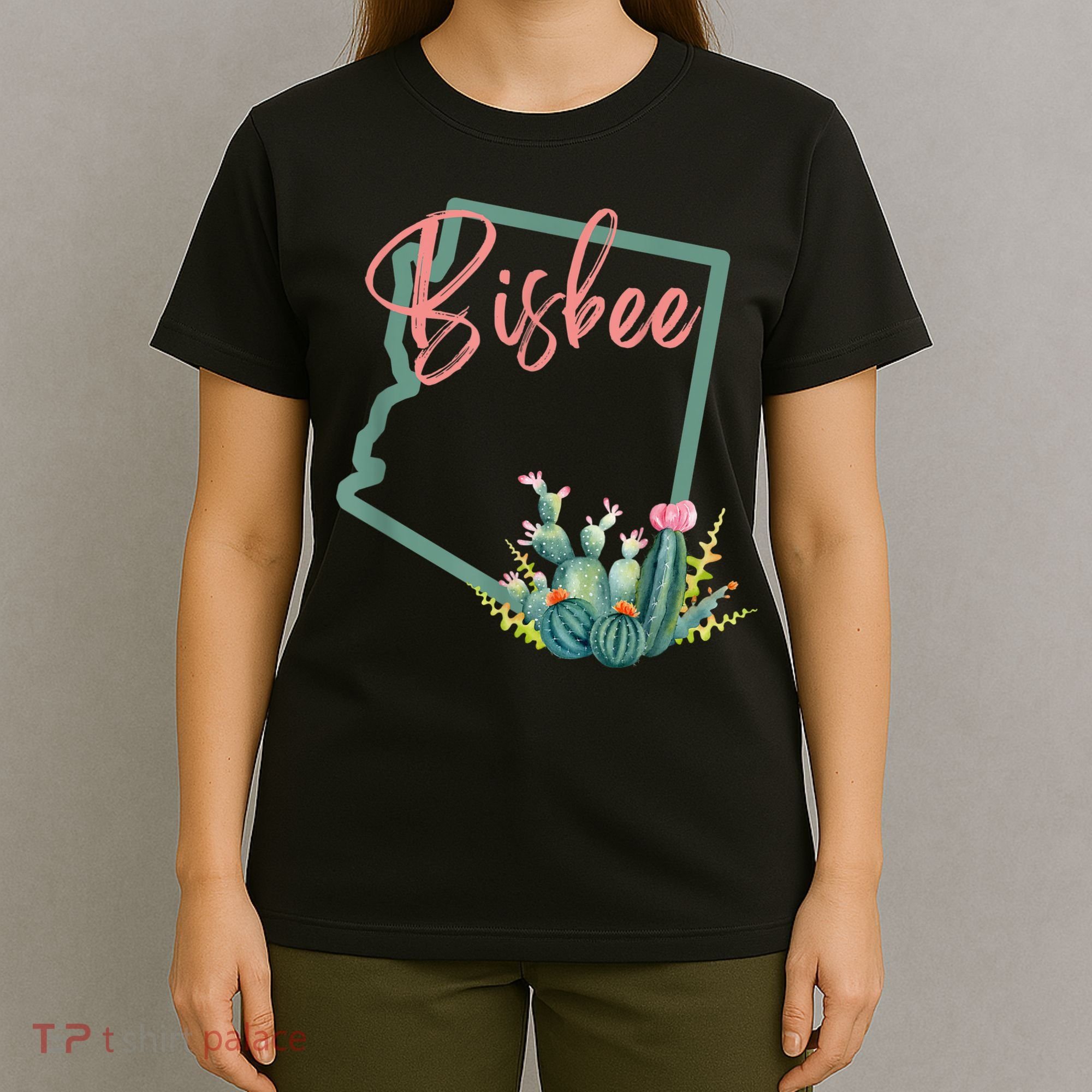 Bisbee Arizona Cacti State Souvenir T-Shirt