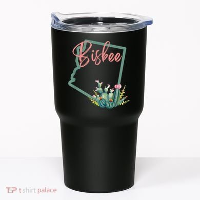 Bisbee Arizona Cacti State Souvenir Tumbler