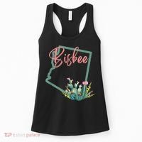 Bisbee Arizona Cacti State Souvenir Women's Tank Top thumb 0