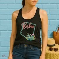 Bisbee Arizona Cacti State Souvenir Women's Tank Top thumb 2