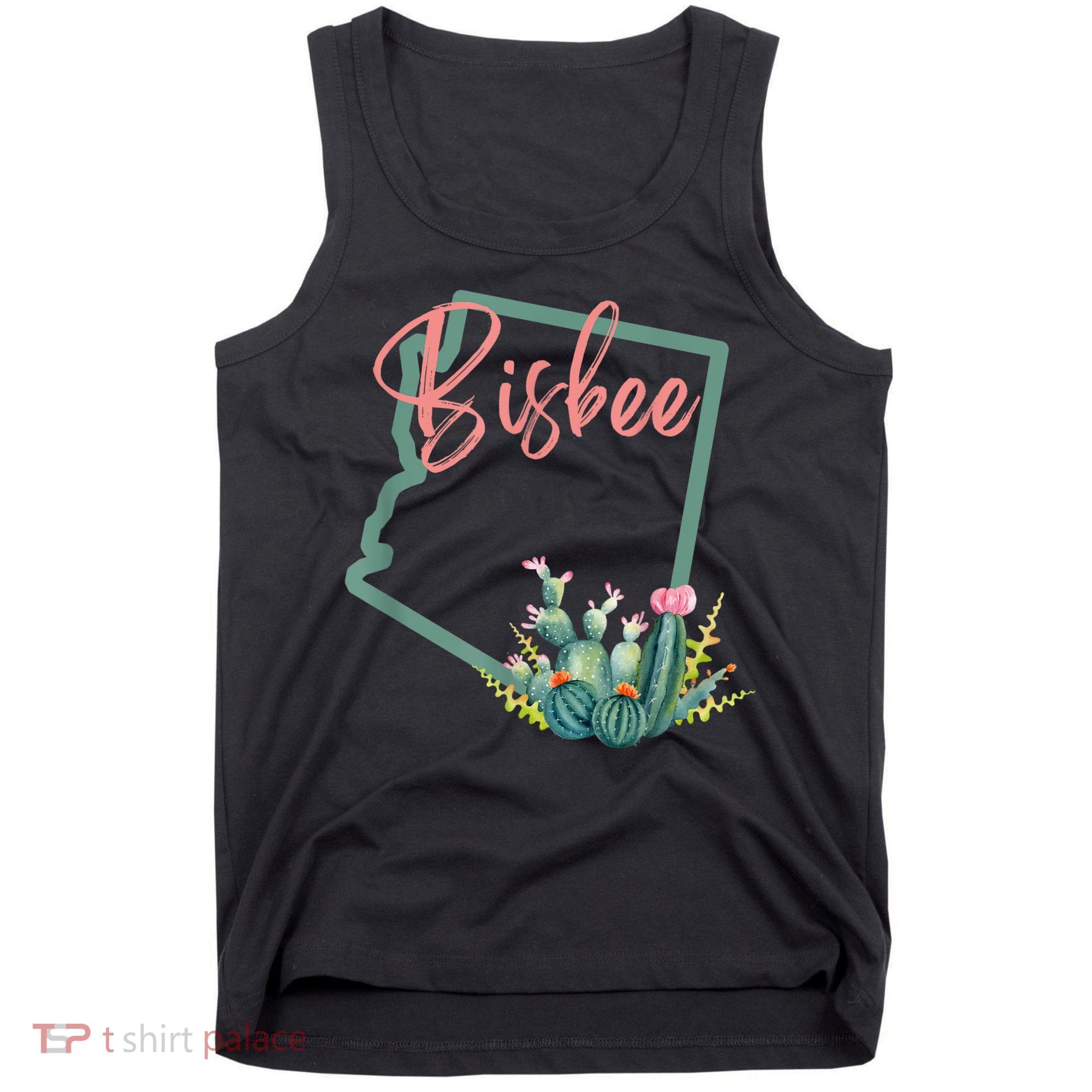 Bisbee Arizona Cacti State Souvenir Tank Top