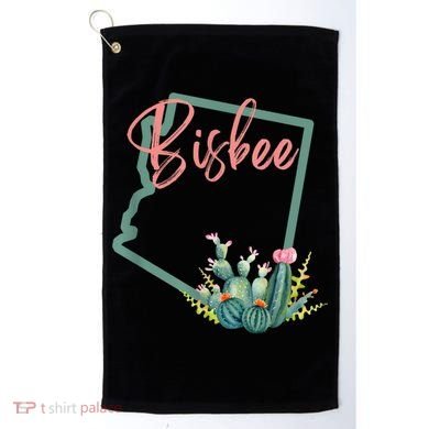 Bisbee Arizona Cacti State Souvenir Golf Towel