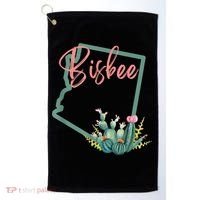 Bisbee Arizona Cacti State Souvenir Golf Towel thumb 0