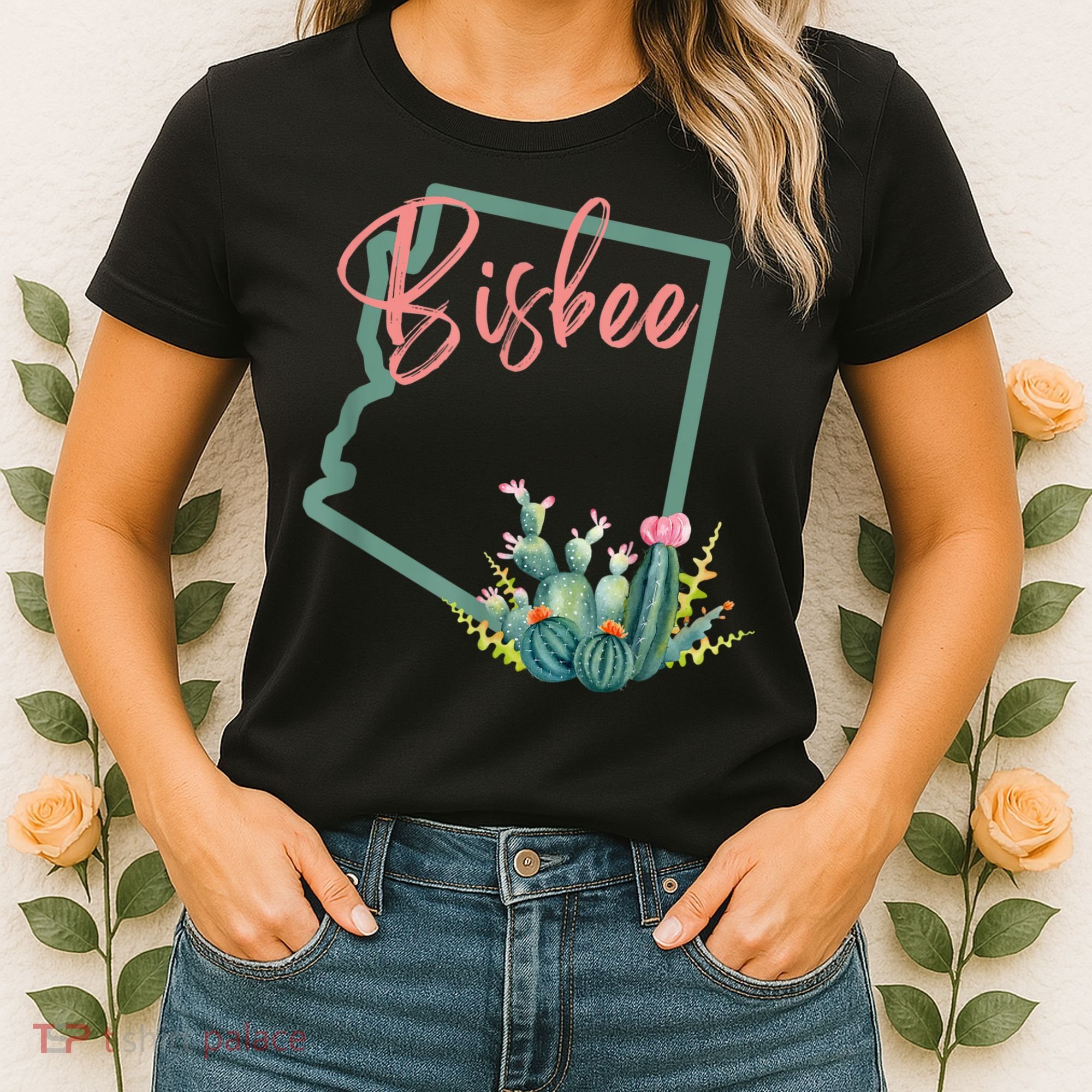 Bisbee Arizona Cacti State Souvenir Women's T-Shirt