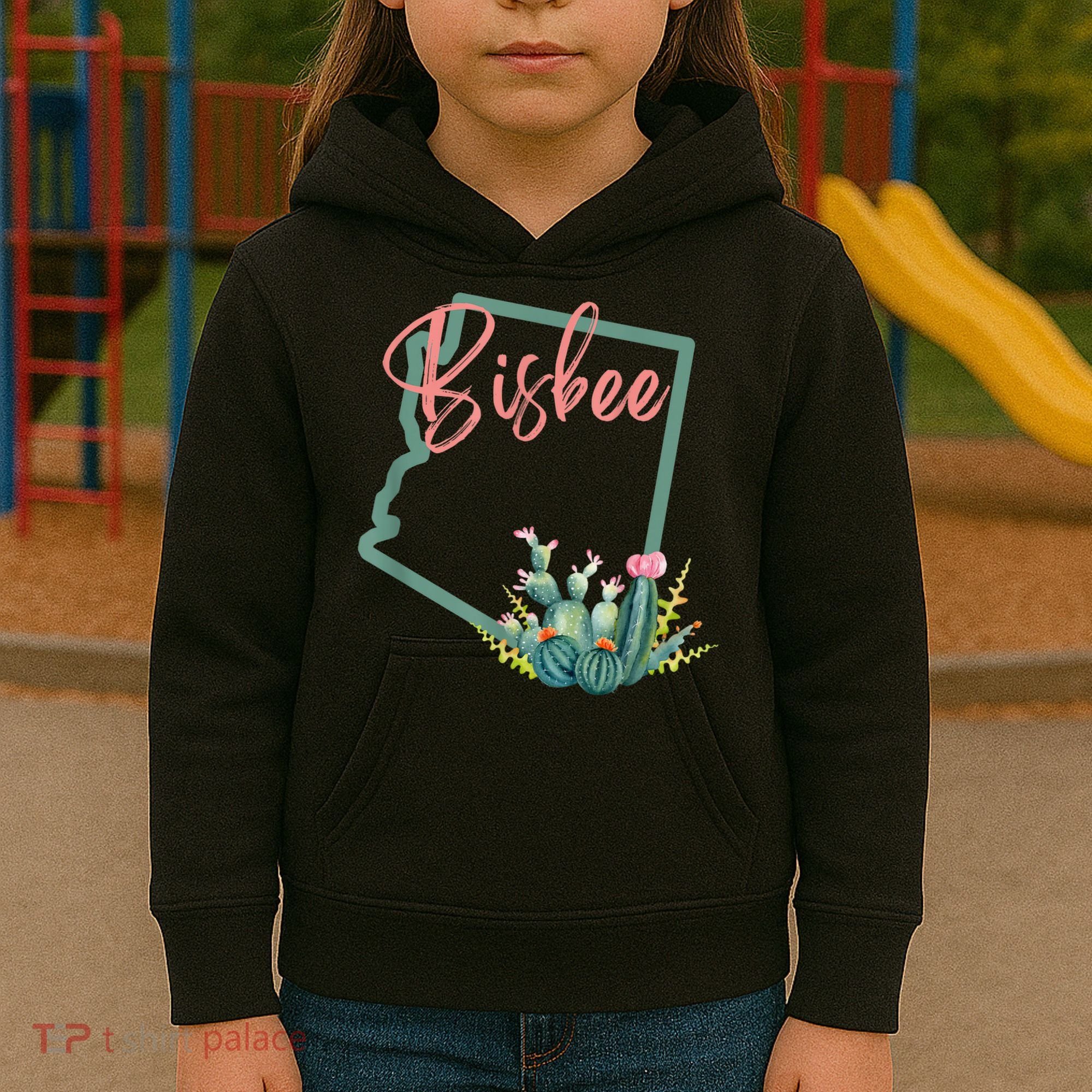 Bisbee Arizona Cacti State Souvenir Kids Hoodie