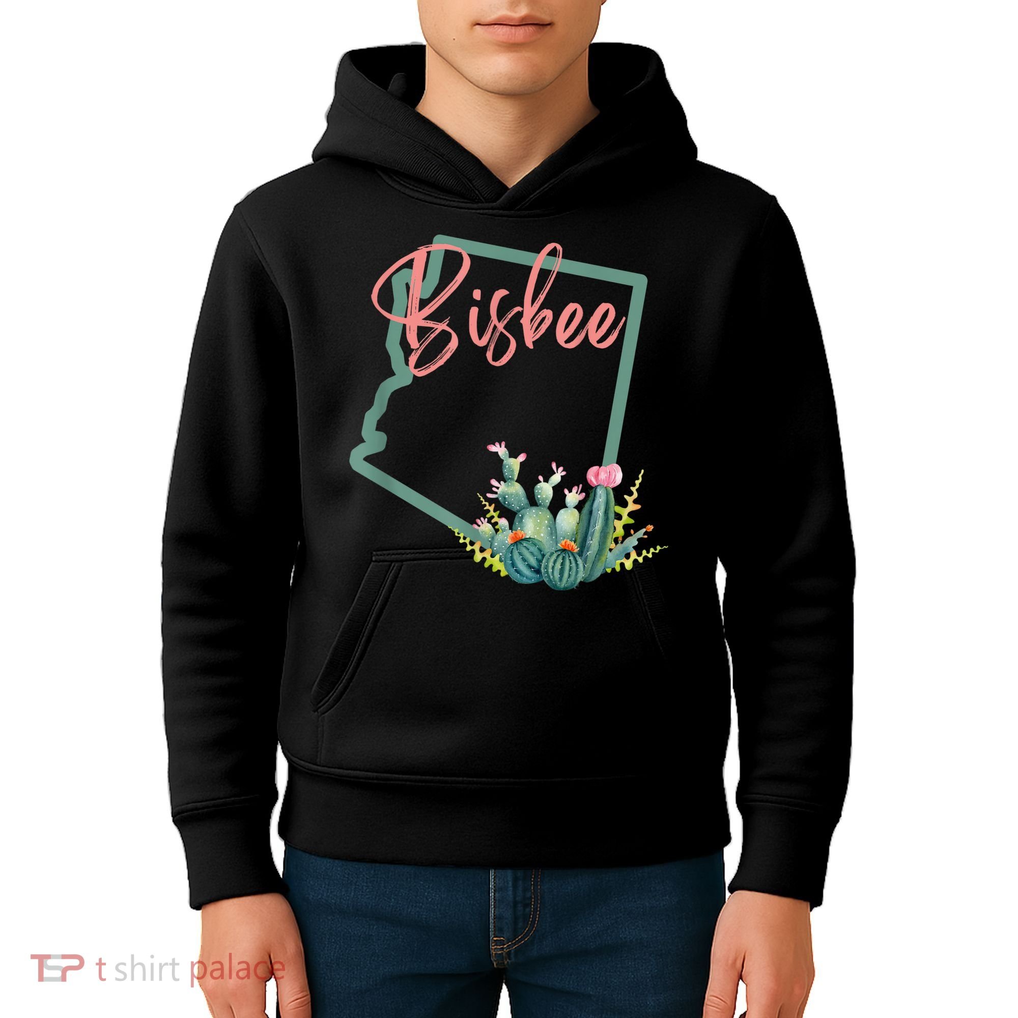 Bisbee Arizona Cacti State Souvenir Kids Hoodie