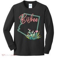 Bisbee Arizona Cacti State Souvenir Kids Long Sleeve Shirt thumb 0