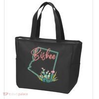 Bisbee Arizona Cacti State Souvenir Tote Bag thumb 3