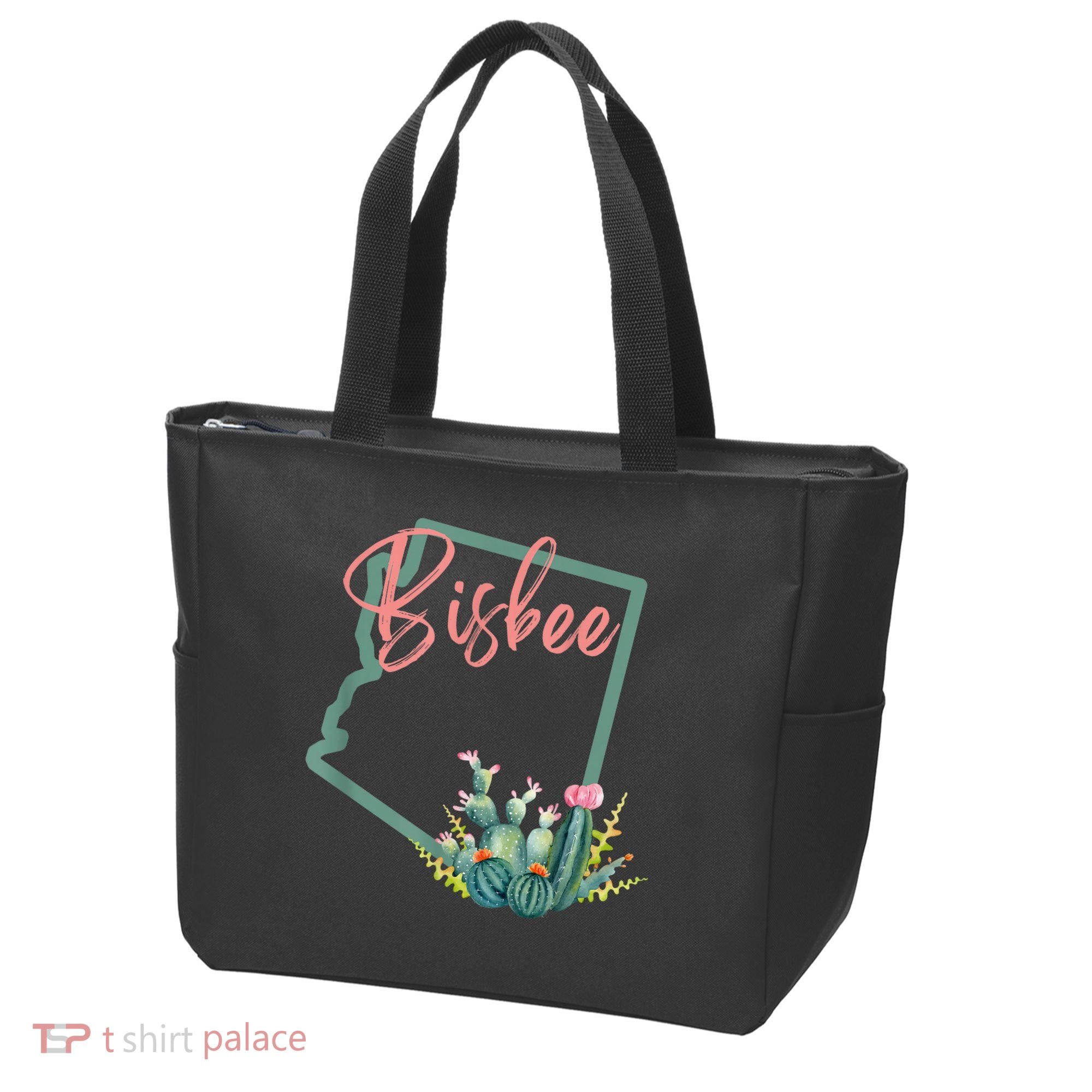 Bisbee Arizona Cacti State Souvenir Tote Bag