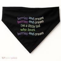 Berries And Cream USA-Made Doggie Bandana thumb 0