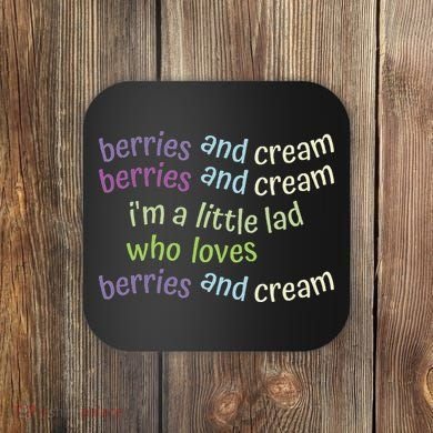 Berries And Cream Coaster