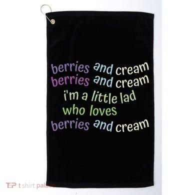 Berries And Cream Golf Towel