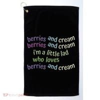 Berries And Cream Golf Towel thumb 0