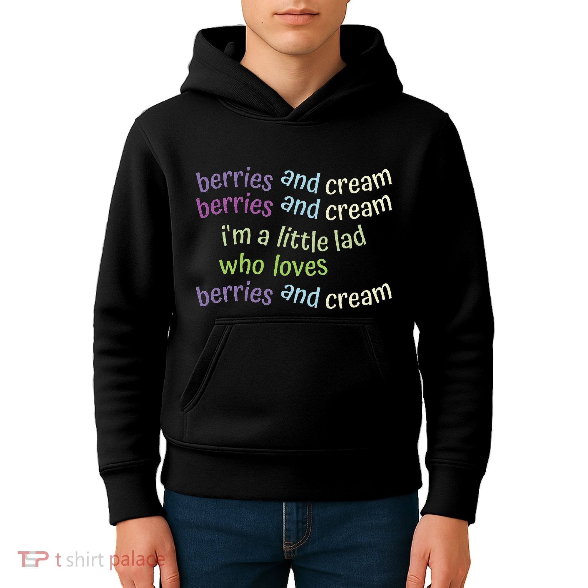 Berries And Cream Kids Hoodie