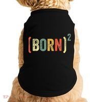 Born Again Christian Easter God Baptism Born Squared (Born)2 Doggie Tank thumb 0