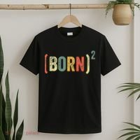 Born Again Christian Easter God Baptism Born Squared (Born)2 T-Shirt thumb 2
