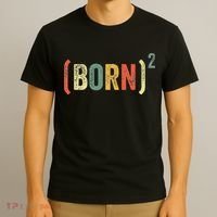 Born Again Christian Easter God Baptism Born Squared (Born)2 T-Shirt thumb 3