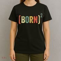 Born Again Christian Easter God Baptism Born Squared (Born)2 T-Shirt thumb 4